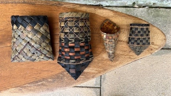 Willow Bark Pots and Pouches