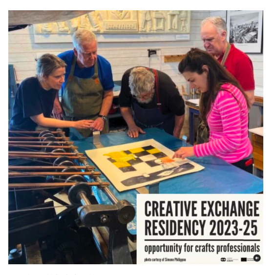 Creative Exchange Residency for Craft Practitioners 2023-25