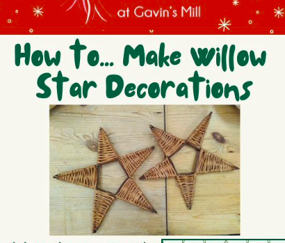 How to… Make Willow Star Decorations