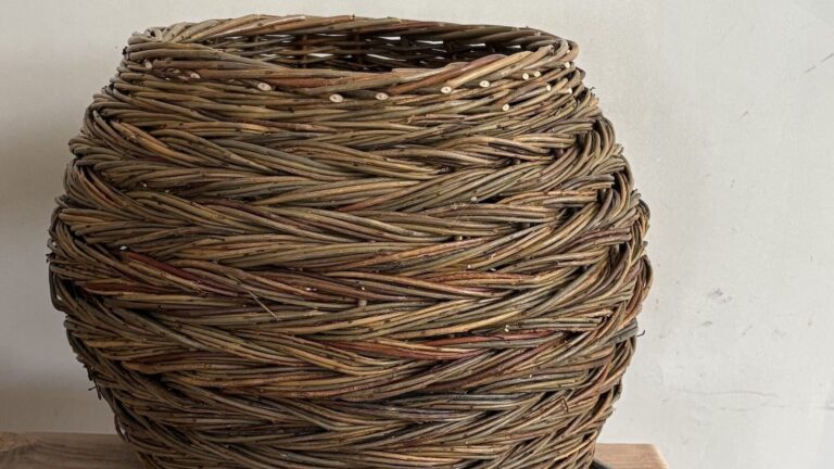 Rope Coil Round Basket